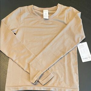 Athleta Renew Seamless Crewneck Top - Taupe